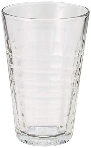 Duralex 1034AB06/6 Made in France Prisme Glass Tumbler Drinking Glasses, 11.63 - Set of 6, Clear