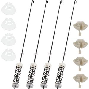 Washer Suspension Rod Kit Compatible with Admiral ATW4676BQ1 ATW4676BQ0 ATW4516HW0, Maytag MVWC200BW0 MVWC200BW1 MVWC215EW1 MVWC300BW0 MVWC300BW1
