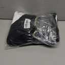 OQQ Women's 2 Piece Bodysuits Sexy Ribbed One Piece Square Neck Short Sleeve Bodysuits Black White. Large