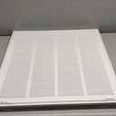 20"W x 20"H [Duct Opening Size] Steel Return Air Filter Grille - Removable Face/Door for 1 inch Filters -HVAC Vent Cover Grill - White [Outer Dimensions: 22 5/8"W X 22 5/8"H]