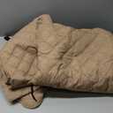 Ruaozz 100% Waterproof Recliner Chair Cover Non-Slip Reclining Cover for Recliner Chair Washable Chair Seat Cover with Elastic Straps for Kids, Dogs, Pets (Light Brown, 23'')