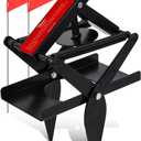 Garsum EasySet Mole Trap, Black Scissor Trap for Lawns, Reusable Quick and Clean Kill Vole Trap, 1 Set