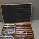 8-Pieces HSS Wood Turning Tools Lathe Chisel Set with Wooden Box, Wood Lathe Tools for Woodworking Projects