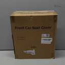 PETICON Waterproof Front Seat Car Cover 2 Pack, Full Protection Dog Car Seat Cover with Side Flaps, Nonslip Scratchproof Captain Chair Seat Cover Fits for Cars, Trucks, SUVs, Jeep, Black