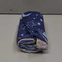 Baby Bassinet Sheets Girl Boy, Fitted Bassinet Sheet Set 3 Pack Bassinet Mattress Sheets Universal Fit for Rectangle, Round, Oval, Hourglass Mattress, Soft Breathable Blue Gray Planet