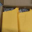 12Pack Brushed Nickel Door Hinges 3.5 x 3 1/2 Inch Interior Rounded 5/8" Radius Corners Iron Bifold Silver Residential Satin Nickels Hinge for Doors Hardware Kit Office Bedroom Study Living Room