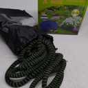 75 ft Expandable Garden Hose, 2025 Upgraded Retractable Flexible Water Hose 75ft with 10 Function Spray Nozzle, Lightweight, Kink-free,Expanding Hoses With 3/4" Solid Brass Fittings