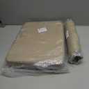 Indoor Outdoor Rectangle Bar Stool Cushions 12x16 inch, Non-Slip Dining Chair Cushion with Straps, Waterproof Seat Pads Set of 2, Cushion Only, Khaki