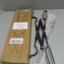 Heavy Duty 32 Long Fireplace Fire Pit Campfire Poker Stick and 26 Fireplace Tongs Tool Sets, Log Grabber, Rust Resistant Black Finish Camping Fireplace Tools for Indoor/Outdoor