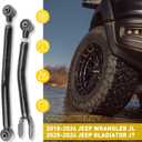 0-4.5" Lift Adjustable Control Arms for 2018-2024 Jeep Wrangler JL/JLU, 2020-2024 Jeep Gladiator JT - Heavy Duty Front Upper & Lower Arms