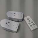 Super Switch Wireless Remote Control Home US Plug Power Strip (2 Outlets, 1 Remote)