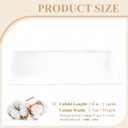 PEASUG 100% Cotton Muslin Fabric,59 inch x 2 Yards Bleached Muslin Fabric by The Yard, Medium Weight Draping Fabrics Suitable for Sewing Embroidery, Garments, Crafts Material-White