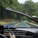 Silicone Windshield Wiper Blades 24 and 18 inch Replacement for Chevy Equinox 2023-2018 Cruze 2015-2011 Toyota Corolla 2008-2003 Terrain 2023-2018 Automotive Replacement Windshield Wiper Blades