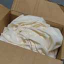 Extra Deep Queen Fitted Sheet - Hotel Luxury Single Fitted Sheet Only - Easily Fits 18 inch to 24 inch Mattress - Ultra Soft, Wrinkle & Fade Free w/Extra Deep Pockets - Breathable & Comfy - Off White