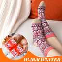 Wool Socks - 5 Pairs of Soft, Cozy, Warm Boot Socks for Women Crew Cozy Winter Sock