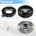 X AUTOHAUX 1 Set AC Compressor Clutch Replacement for Ford F-150 8Cyl 5.0L 5.8L 1990-1995