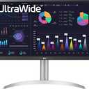LG 34WQ650-W 34 Inch 21:9 UltraWide Full HD (2560 x 1080) IPS Monitor, with RGB 99% Color Gamut, VESA DisplayHDR 400, USB Type-C, AMD FreeSync, Built in Speakers, Tilt/Height Adjustable Stand