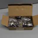 Blulu 1 Pack Interior Privacy Door Knobs with Lock and Key Retro Antique Brass Ball Keyed Door Lock for Privacy Bedroom Bathroom