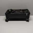 Duffle Bag with Wheels,Foldable Duffle Bag for Travel,Large Suitcases with Wheels,Foldable Travel Bags,Expandable Luggage,Carry on Luggage for Women Men (Black)