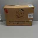 Stainless Steel Sifting Litter Box with Lid, Metal Litter Pan with Scoop for Big Cats Multi Cat, Extra Large Cats Litterbox Odor Control Easy Clean (23 * 15.7 * 16.7inch-Full Enclosed, X-Large)