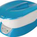 Homedics Paraffin Wax Machine for Hands - Hypoallergenic Hot Wax Hand Therapy Machine to Soothe and Moisturize Hands - Includes 3 Pounds of Wax and 20 Hand Liners (1 Count (Pack of 1), Blue)