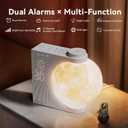 Sunrise Alarm Clocks for Heavy Sleepers,Night Lamp Clocks for Bedrooms with Moon Light,10 Light Effects,30/60/90 Timer,10 Sleep Nature Sounds,15 Ringtones,12 Volume Control with Snooze Function