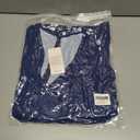 XNC Women's Casual Jumpsuits 2025 Summer Trendy Wrap V Neck Short Sleeve Wide Leg Pants Floral Print Rompers with Pockets (L)