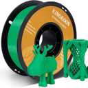 Kingroon PLA 3D Printer Filament, Dimensional Accuracy +/- 0.02 mm, 1 kg Spool(2.2lbs), 1.75 mmGreen