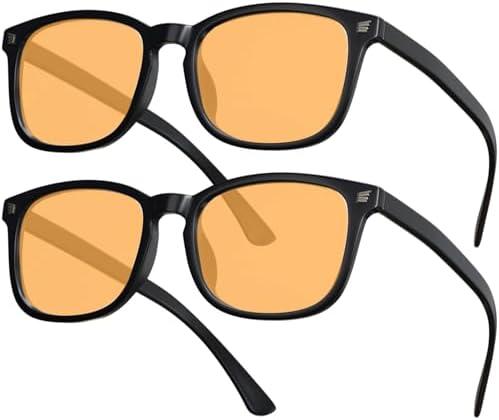 livho High Tech Blue Light Glasses - Advanced 99% Blue Light Blocking Computer Glasses - Anti Eyestrain & UV Glare Protection