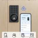 Aqara Smart Lock B50, Built-in WiFi Keypad Deadbolt for Front Door, Black | No Bridge Required, Keyless Entry Door Lock, Easy Installation, Compatible with Alexa & Google Assistant, APP Remote Control