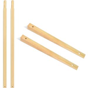 Wheelbarrow Replacement Handles 60 Inch Wheelbarrow Handles Kit with 2 Wedge and Pre Drilled Holes