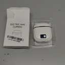 Epinovo Electric Nail Clipper with Nail File, USB Rechargeable Automatic Trimmer for Adults, Seniors, Men, Women, Children, 3-Speed Levels (White) – Not for Toenails