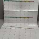 Large Dry Erase Calendar for Wall - Undated 3 Month Wall Calendar, 28" x 40"(Vertical), Dry Erase Calendar for Wall with 8 Stickers - Colorful