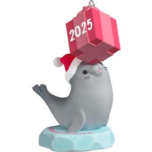 Hallmark Keepsake Christmas Ornament 2025, Granddaughter Seal 2025