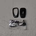 Key Fob Cover + Keychain for Chevrolet Chevy Malibu Camaro Trax Traverse Sonic Cruze Volt Equinox Trailblazer (carbon with keychain)