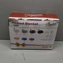 Homemate Electric Heated Blanket Twin Size - 62"x84" Heating Blanket Twin Size 1/2/4/6/8 Hours Auto-Off 10 Heat Level Over-Heat Protection Luxury Faux Fur Sherpa ETL Certification