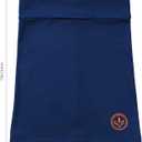 BASSDASH Fleece Neck Gaiter with Nose Hole Winter Face Mask for Men Women Windproof Scarf for Fishing Hunting Skiing (Navy Blue)