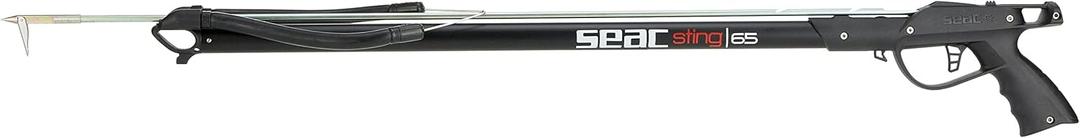 SEAC Sting Practical Versatile Well-Balanced Easy to Handle Sling Speargun (Length 45 cm, Black Basic)
