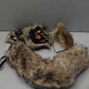 YXCFEWD Costume Chipmunk ears brown big paws Chipmunk tail cosplay party Halloween party costume set