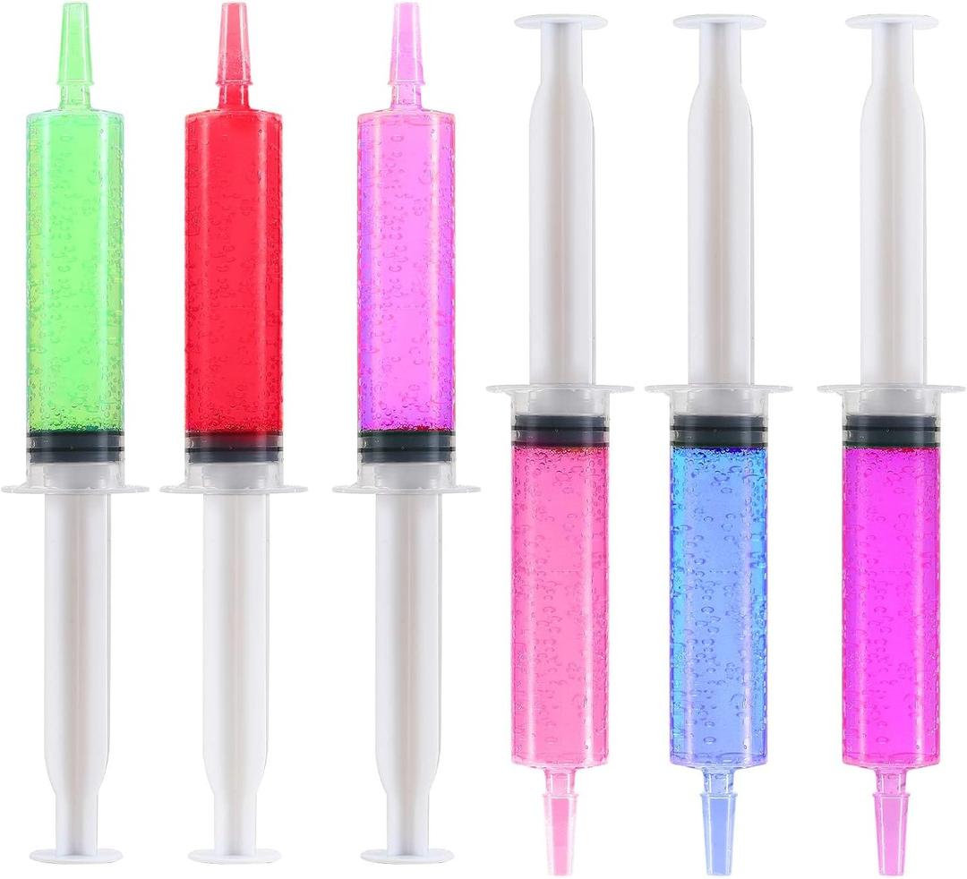 FOCUSLINE 50 Pack Jelly Shot Syringes, 2 OZ Capacity Plastic Shot Glasses, Durable Jelly Shot Syringes with Lid, Perfect for Halloween, Thanksgiving, Christmas