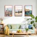 Golden State Art 16x24 Aluminum Poster Frame Acrylic Front Red