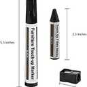 DAIXISM Furniture Repair Kit Wood Markers Wax Sticks, for Stains, Scratches, Wood Floors, Tables, Desks, Carpenters, Bedposts, Touch Ups, and Cover Ups (21)