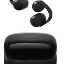 Sony LinkBuds Clip Open-Ear Truly Wireless Earbuds, Comfortable & Secure Fit, Lightweight Clip-On Design, Touch Controls, Ambient Sound Awareness, Water Resistant, Up to 37 Hrs of Playback, Black