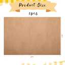 HunnmingRe 3 Pcs 3 x 4 Feet Large Blank Kraft Paint Paper Birthday Banners DIY Blank Banners for Indoor Display Kraft Paper Banner for Wall Signs Painting Birthday Graduation Wedding Party Decoration