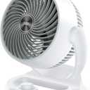 Dreo Fan for Bedroom, 12 Inches, 70ft Powerful Airflow, 28db Quiet Table Air Circulator Fans for Dorm Room, 120 Adjustable Tilt, 3 Speeds, Desktop Fan for Home, Office, Kitchen (White)