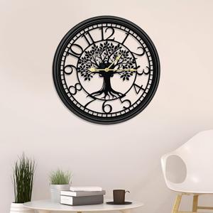 Big Wall Clock - Wall Clocks for Living Room Decor, Quiet and No Ticking Suitable for Wall Decor, Living Room Decoration, Kitchen Decoration, 16in