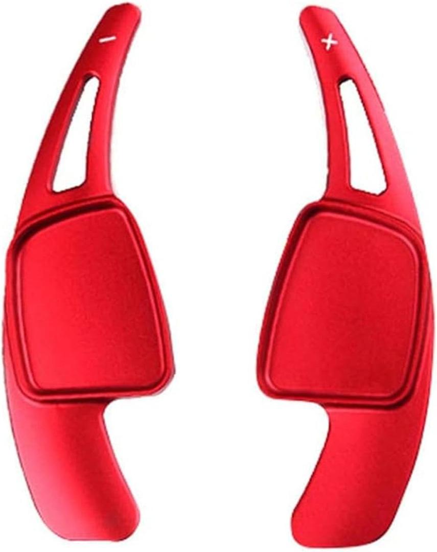 TTCR-II Steering Wheel Paddle Shifter Extensions for Audi A4/S4 2017-2019, for 2018-2024 Q5/SQ5 Paddle Shifter Extender, for 2019-2024 Q3 Shift Blades Expander Q8 (Red)