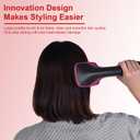Blow Dryer Brush Straightener, Detangling Straightening Smoothing in One Step, Reduce Frizz More Shiny for Salon-Quality Smooth Straight Hair Dryer Brush