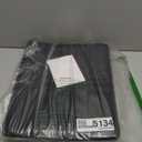 File Organizer, Fireproof File Box with Lids, Important Document Organizer Box with Lock, Portable File Folder Organizer with Handle (Black 1 Layer)