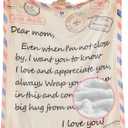 NEWCOSPLAY Gifts for Mom Blanket Sherpa Fleece I Love You Mom Blanket from Daughter or Son Super Soft Cozy Warm All Seasons Use (Sherpa Letter, Throw(50"x60"))